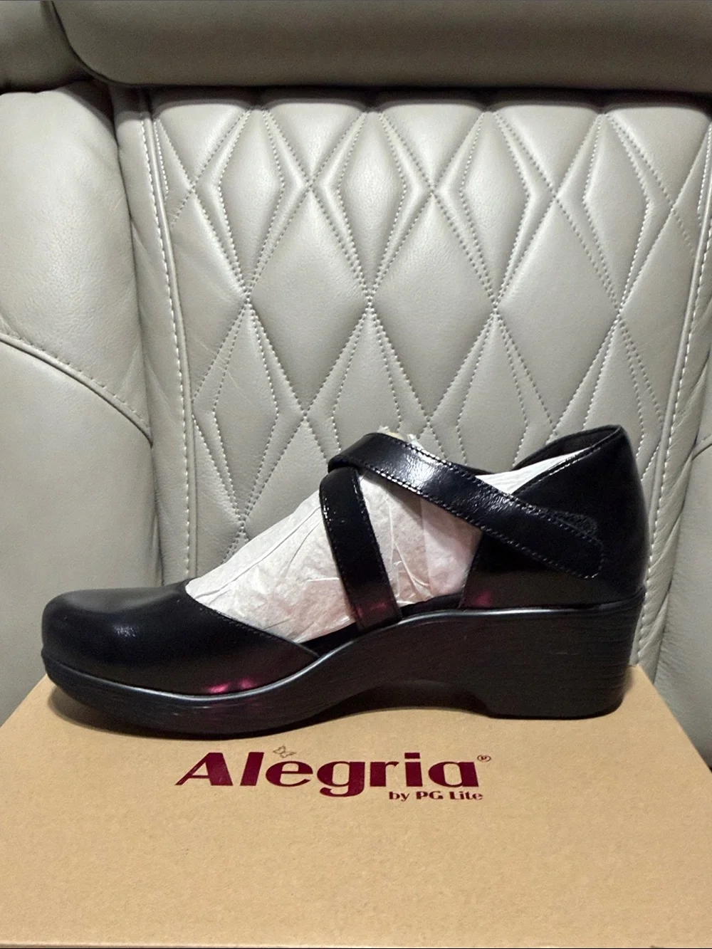Alegria Savina Platform Pump - Black